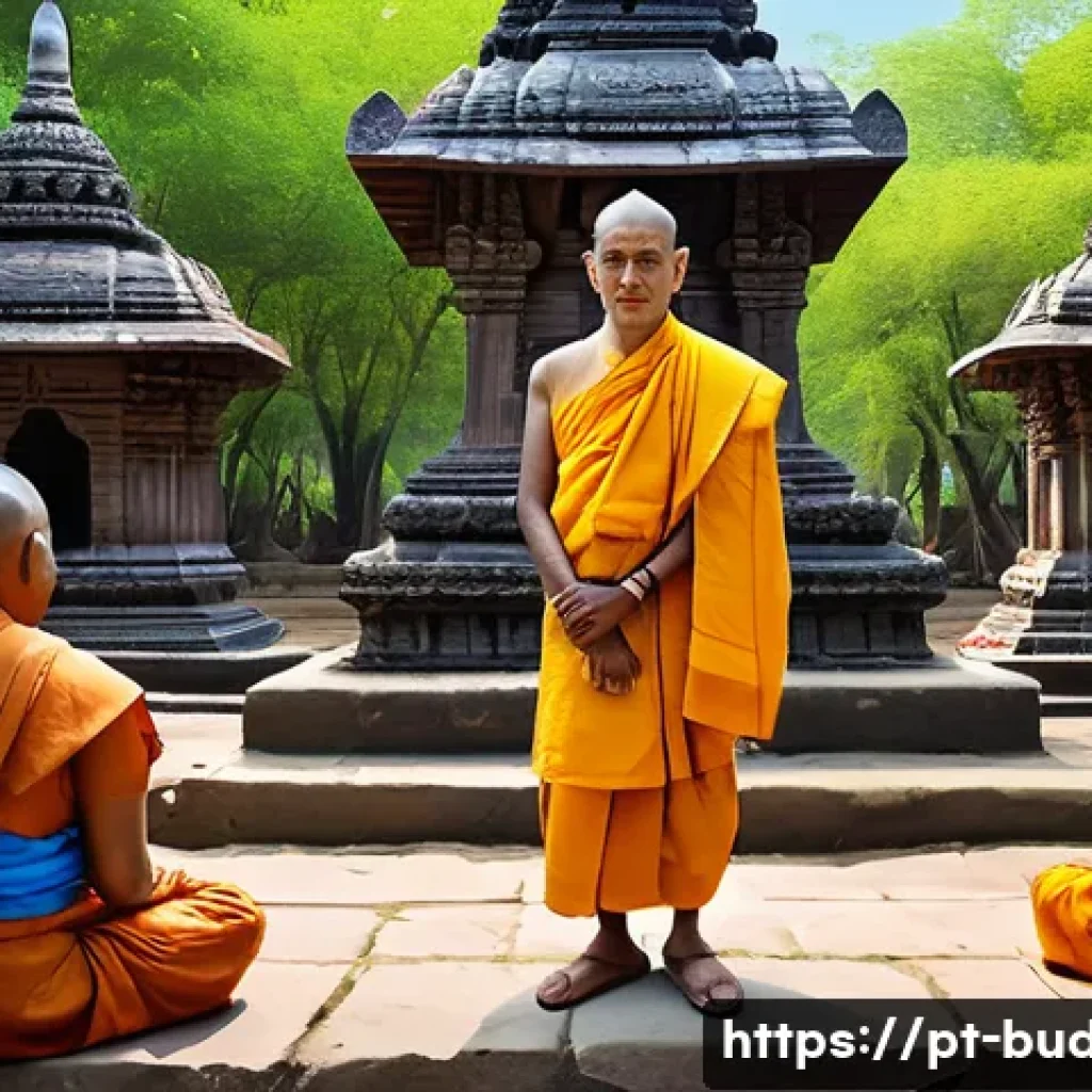 불교 전파 경로 - **Prompt 1: The Vision of Asoka and Early Theravada Buddhism**
"A serene and majestic scene depi...