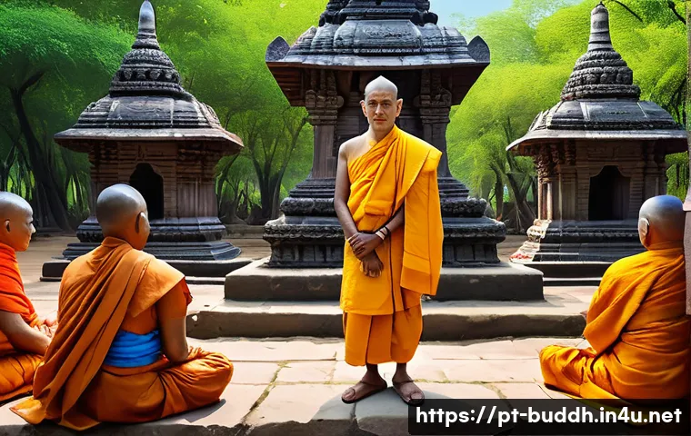 불교 전파 경로 - **Prompt 1: The Vision of Asoka and Early Theravada Buddhism**
"A serene and majestic scene depi...